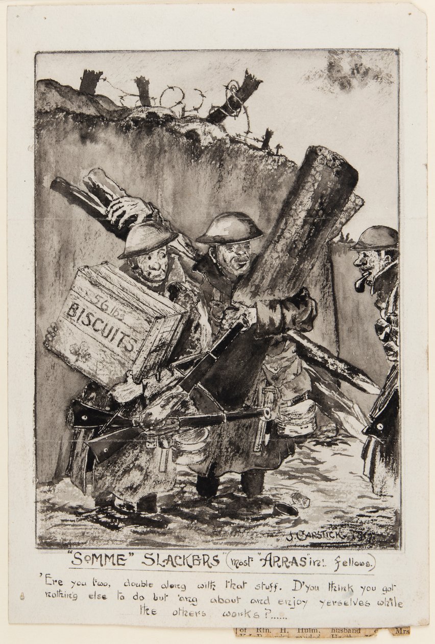 „Somme Slackers (większość arrasinów)” autorstwa J. Capstick