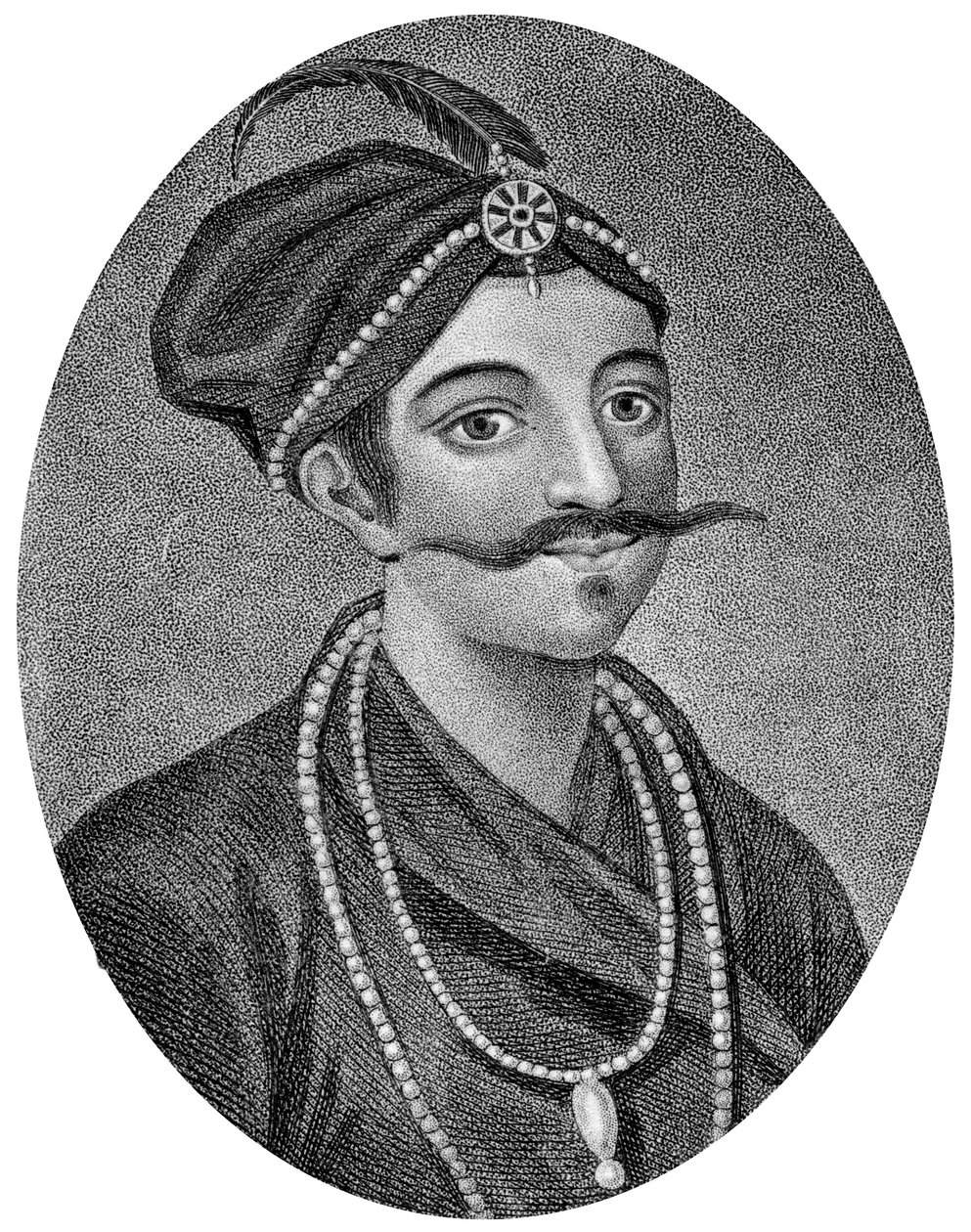 Chiński książę rasy Manchoo Tatar, 1801. autorstwa J. Chapman