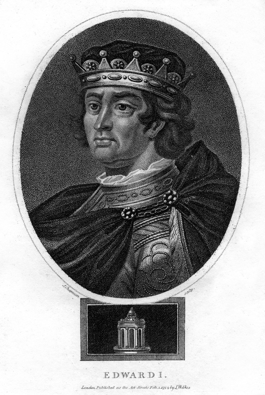 Edward I z Anglii, 1804. autorstwa J. Chapman