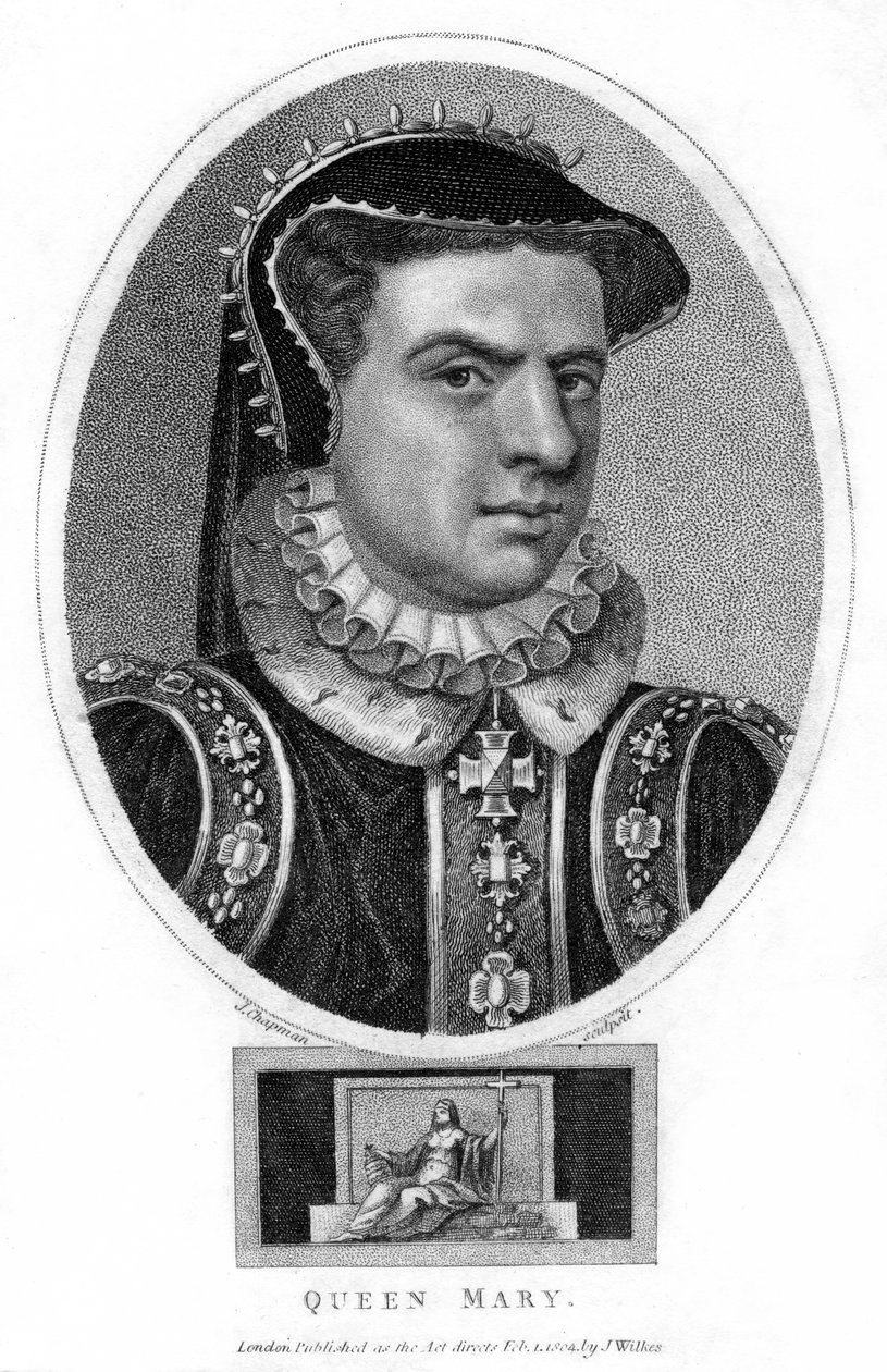 Królowa Maria I z Anglii, 1804. autorstwa J. Chapman