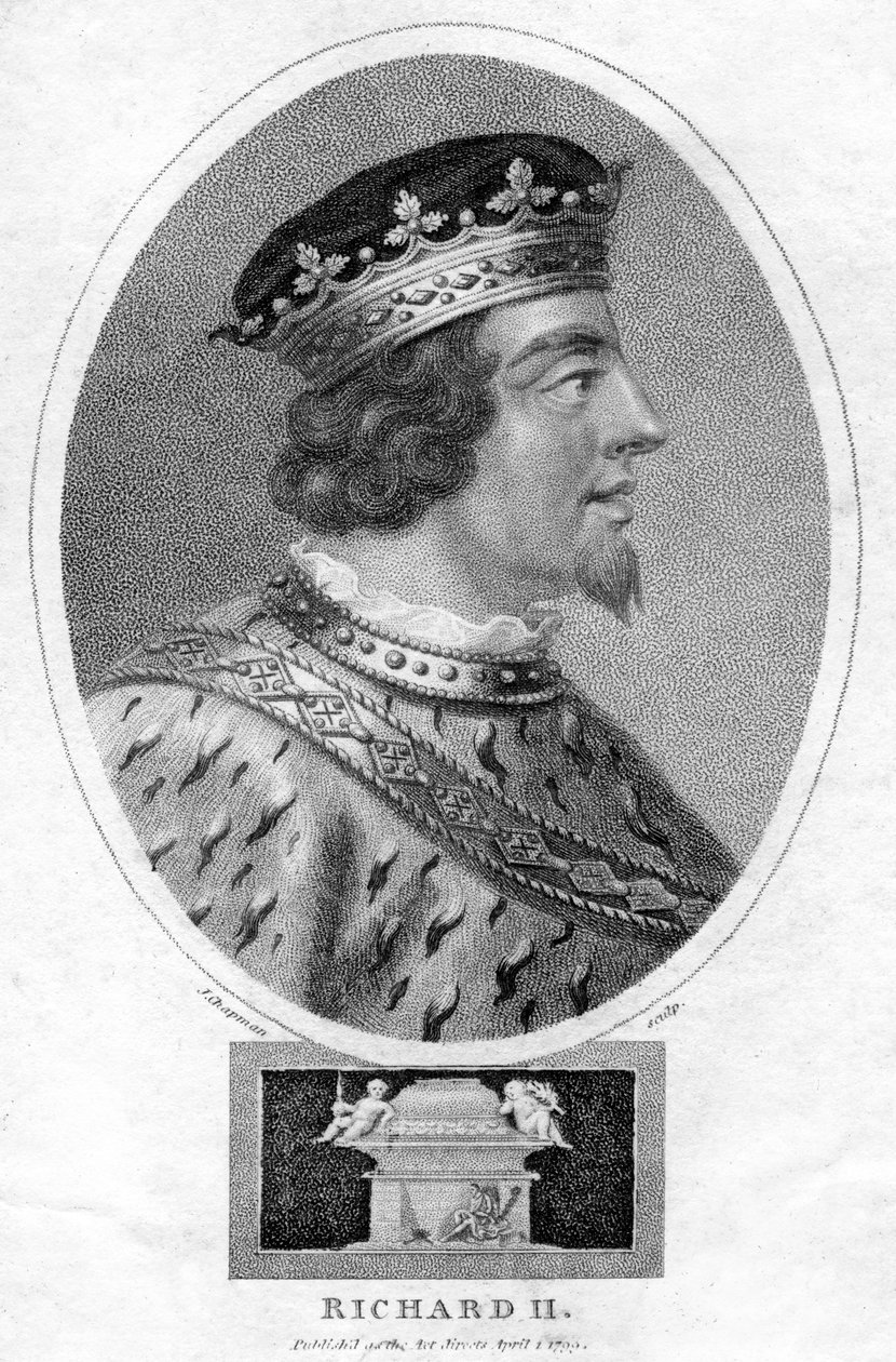 Ryszard II, król Anglii, 1799. autorstwa J. Chapman