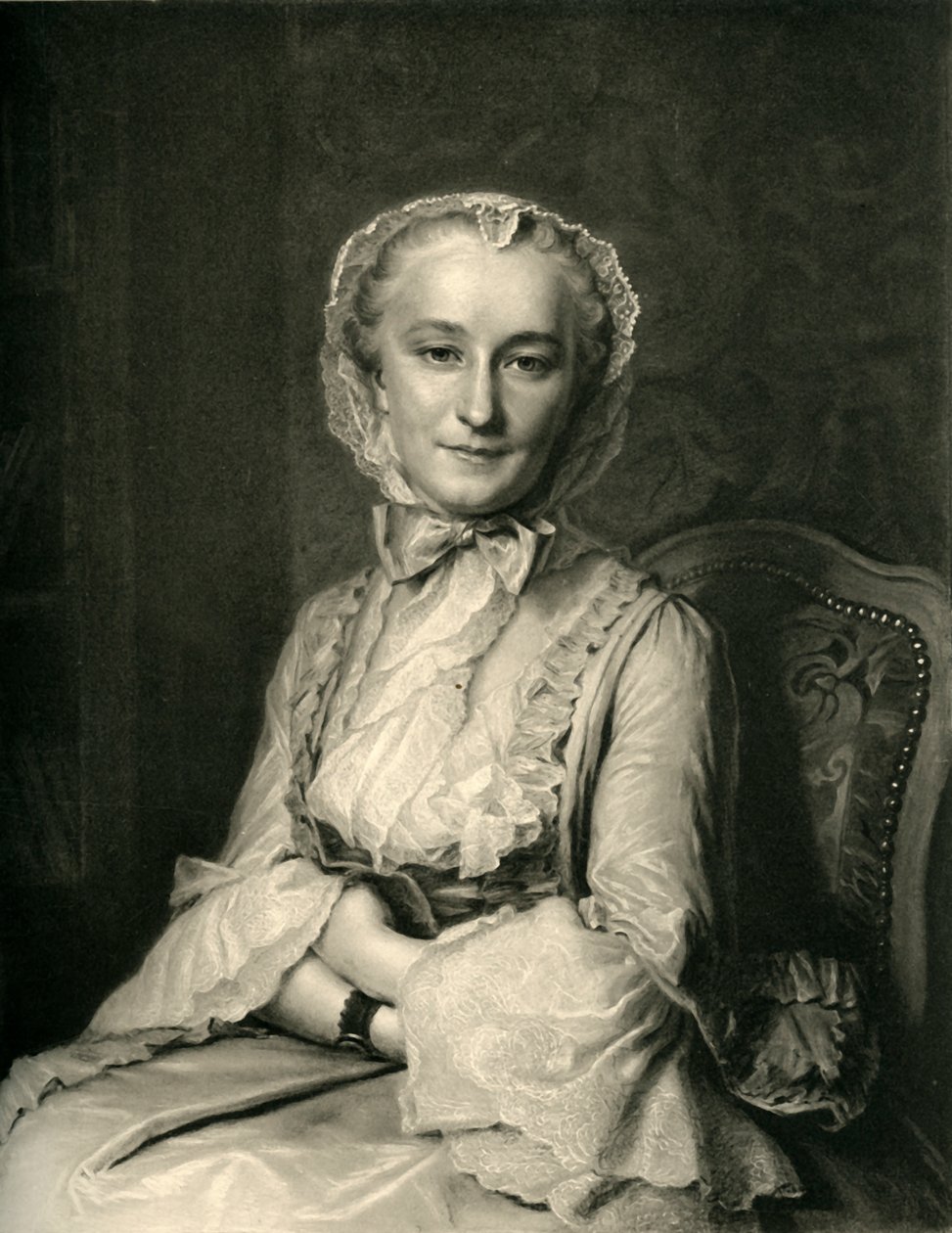 „Portret Mademoiselle Sallé”, ok. 1750, 1908. autorstwa J Chauvet