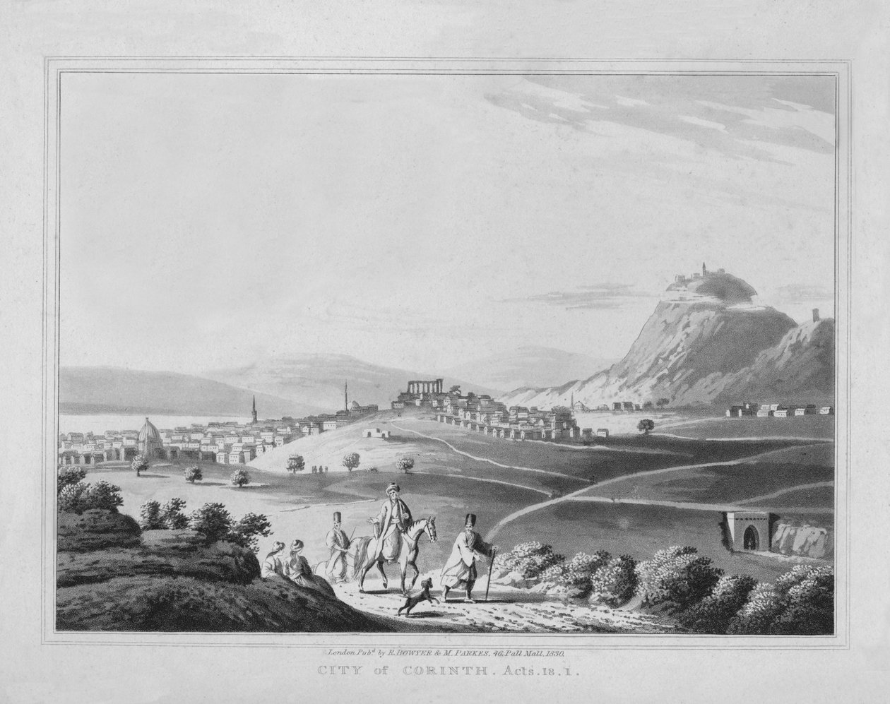 Miasto Koryntu. Dzieje. 18.1, 1830 autorstwa J. Clarke