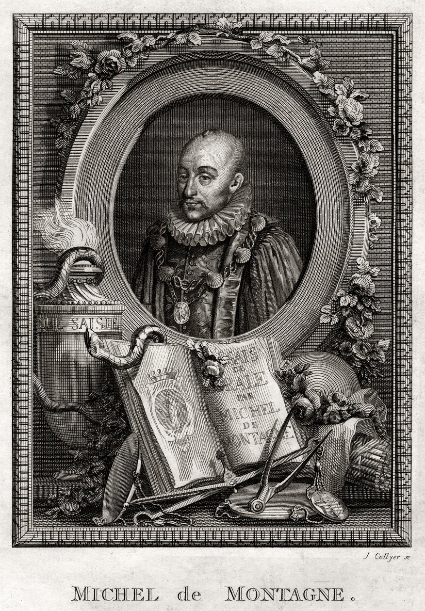 Michel de Montaigne, 1775 autorstwa J. Collyer