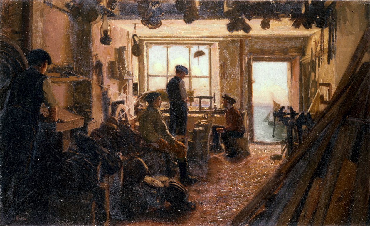 Sklep Blockmakera autorstwa J. Cooke