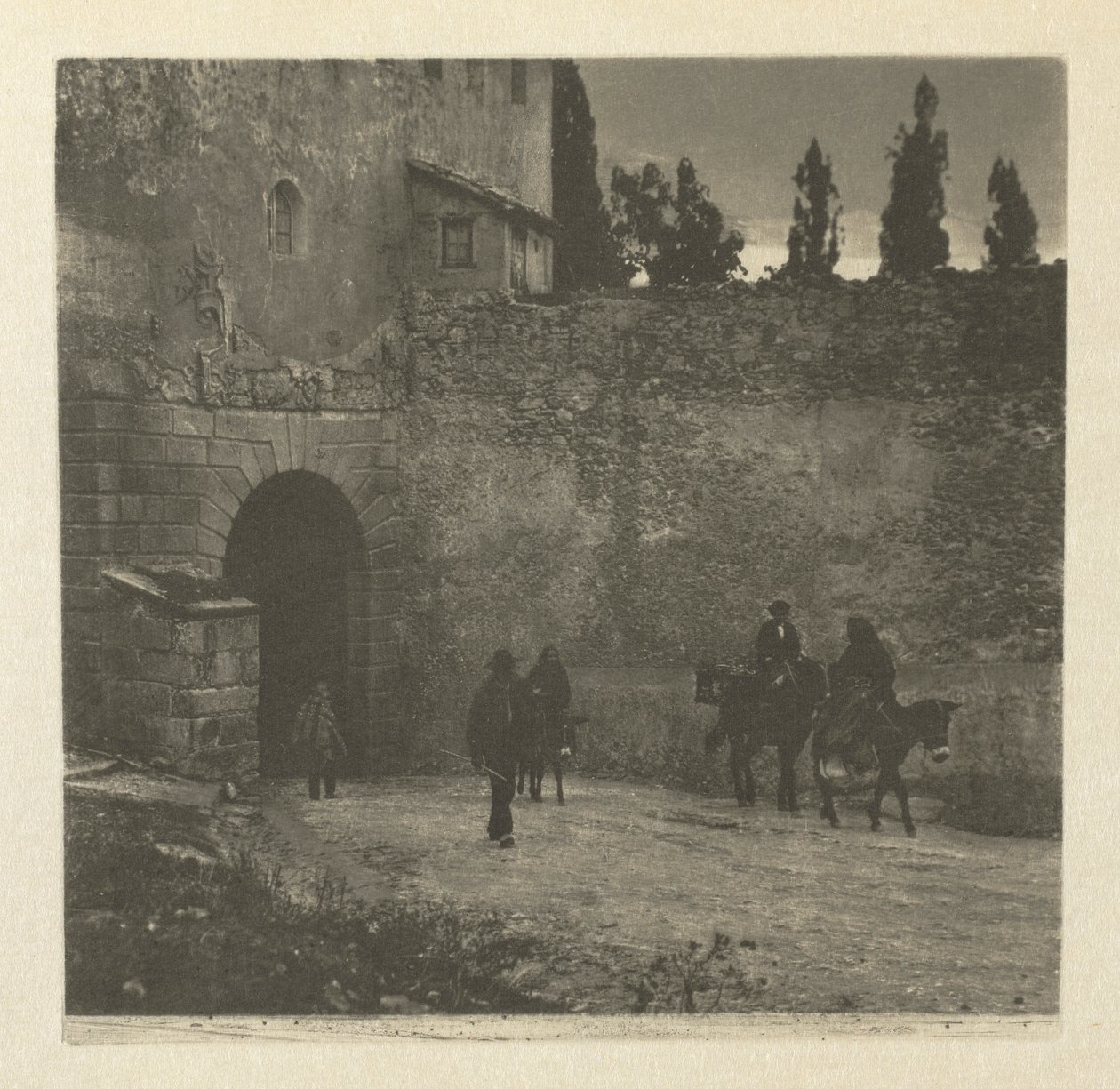 Praca kamery: brama - Segovia autorstwa J. Craig Annan
