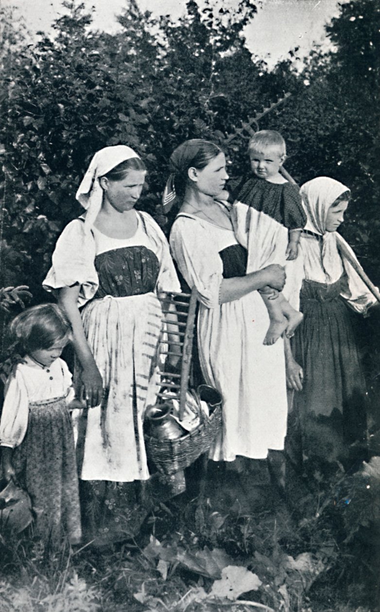 Typy chłopskie Wielkiej Rosji, 1912 autorstwa J. Daziaro