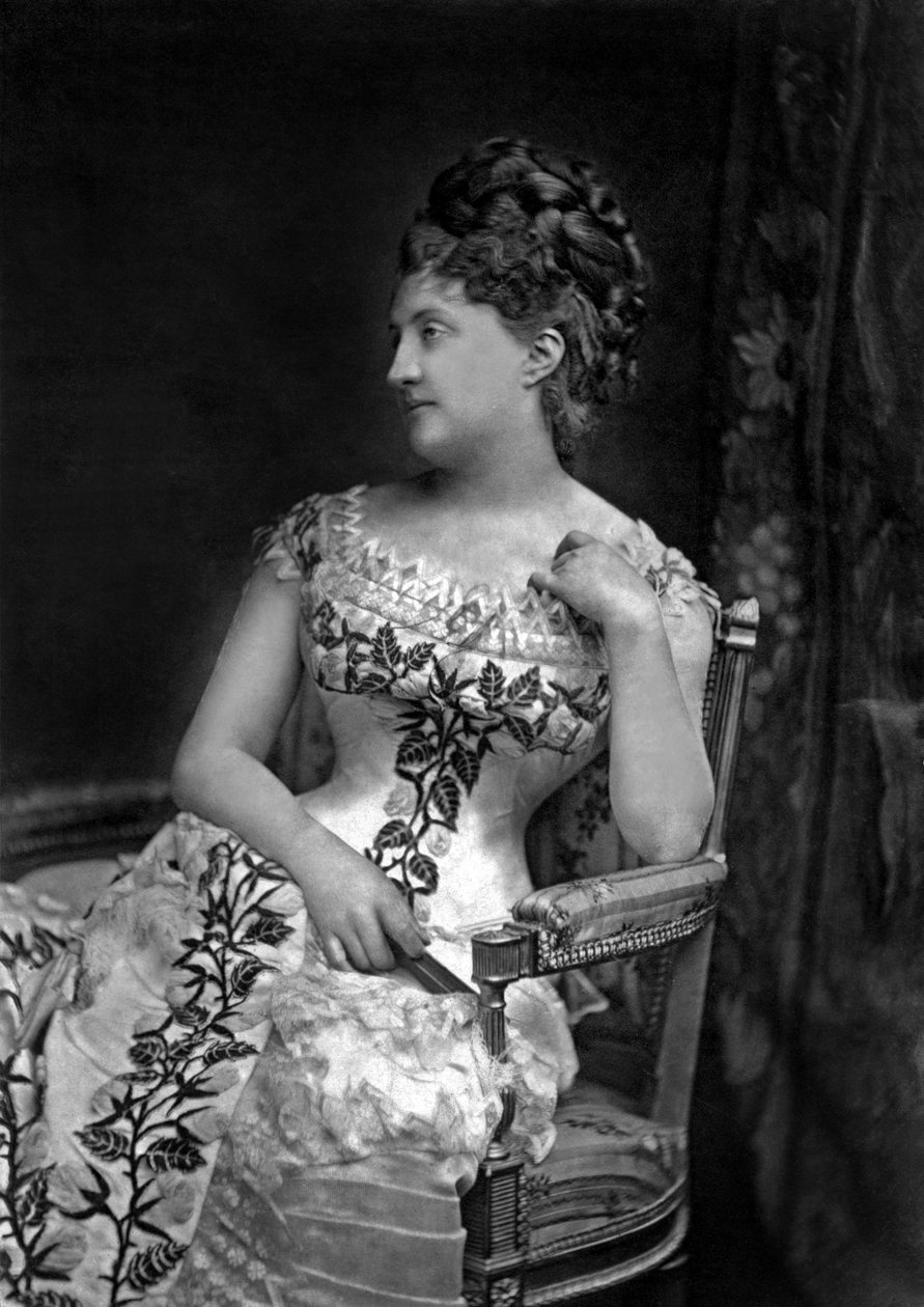 Louise Massin francuska aktorka autorstwa J. E. Tourtin