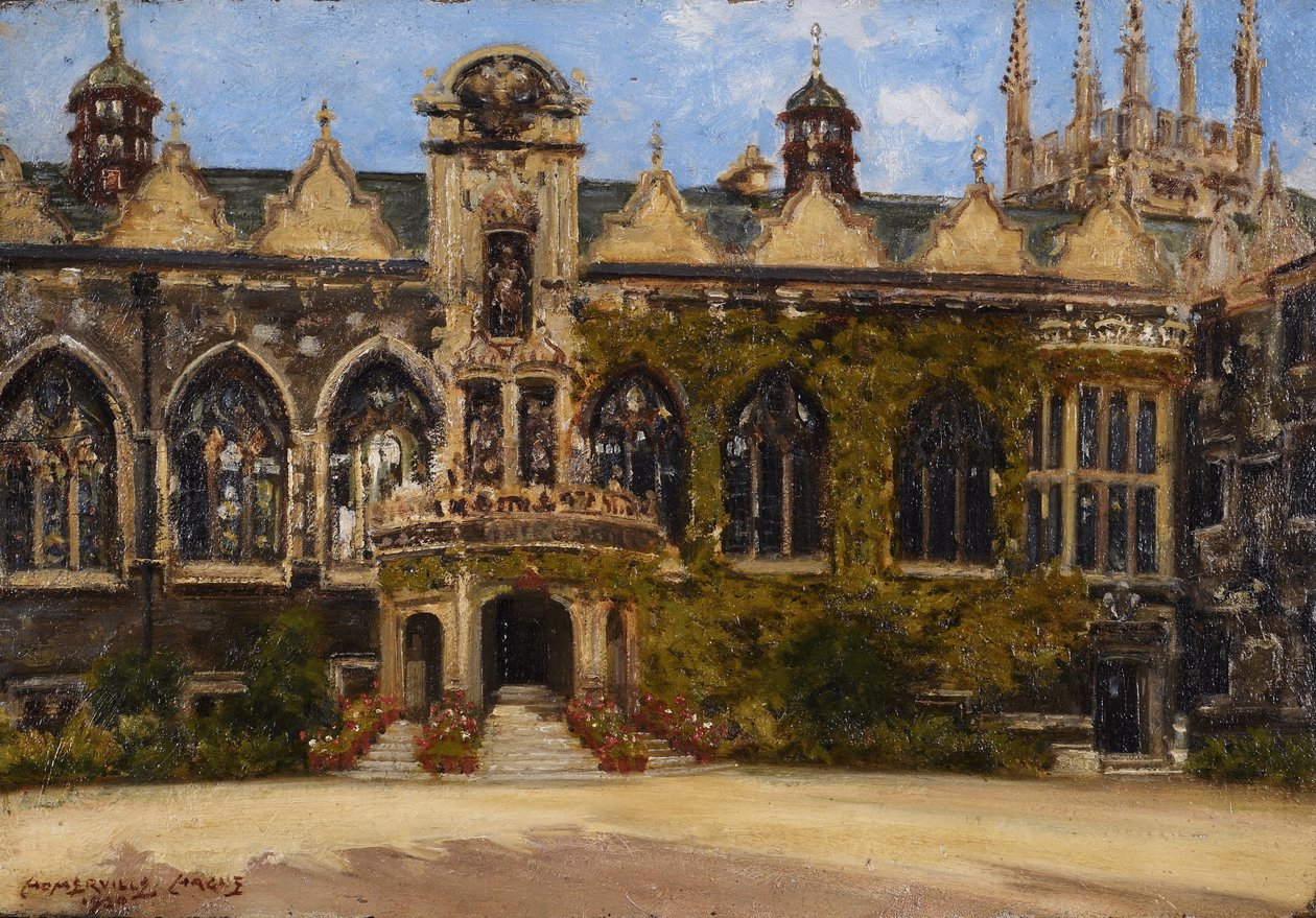 Oriel College autorstwa J. Edward Homerville Hague
