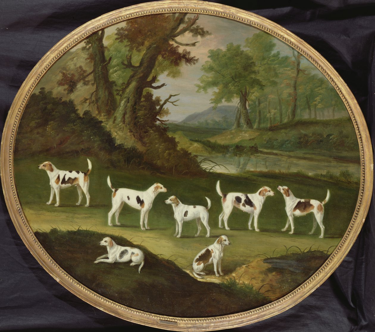 Błotniaki w zalesionym krajobrazie autorstwa J. Francis Sartorius
