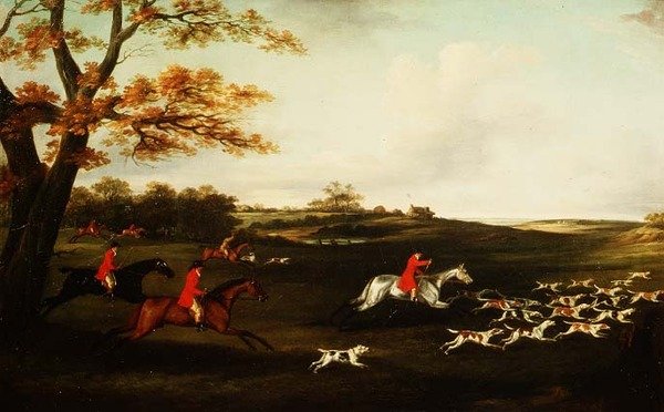 Scena polowania autorstwa J. Francis Sartorius