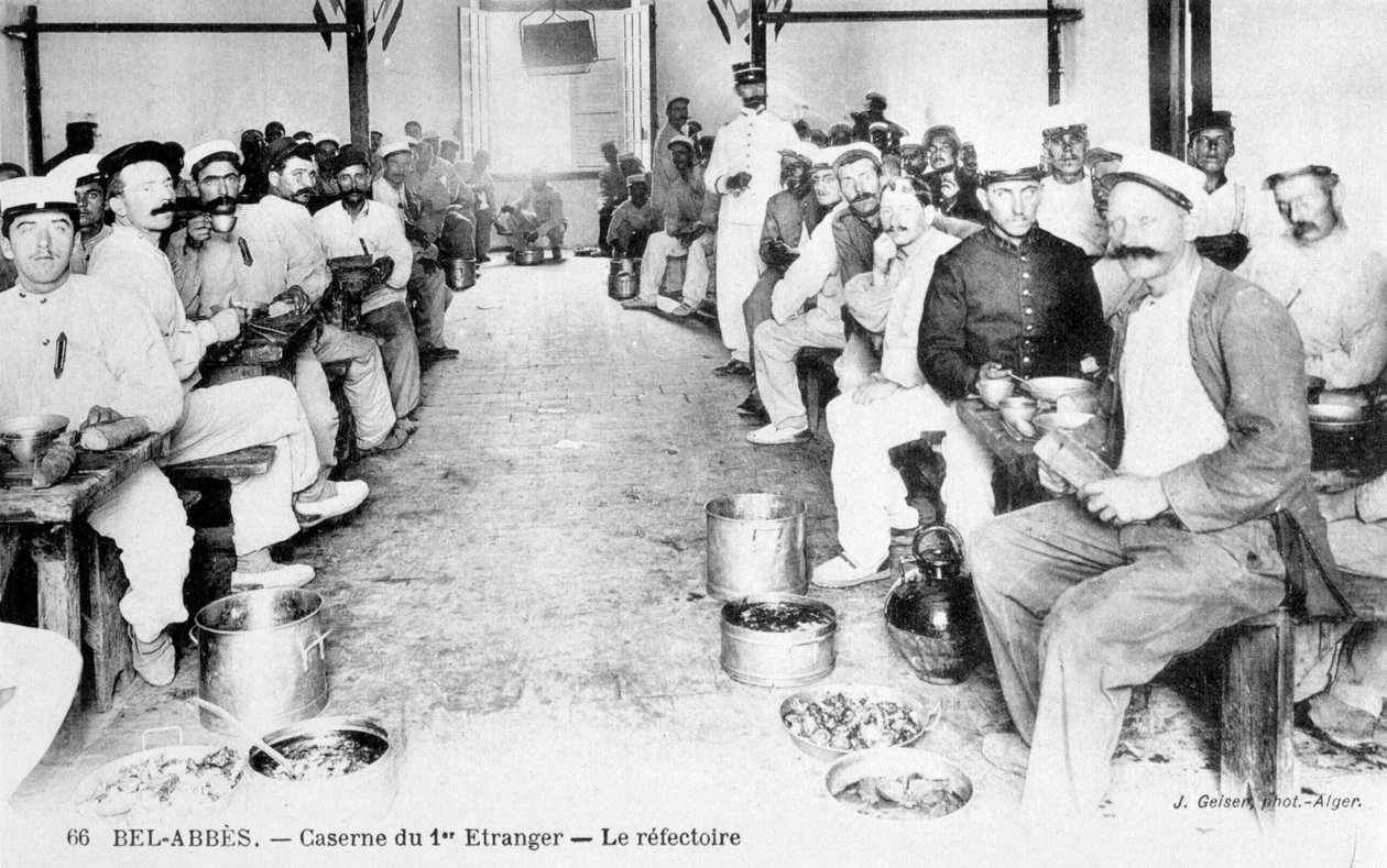 Francuska Legia Cudzoziemska, Sidi Bel Abbes, Algieria, 1910. autorstwa J. Geiser