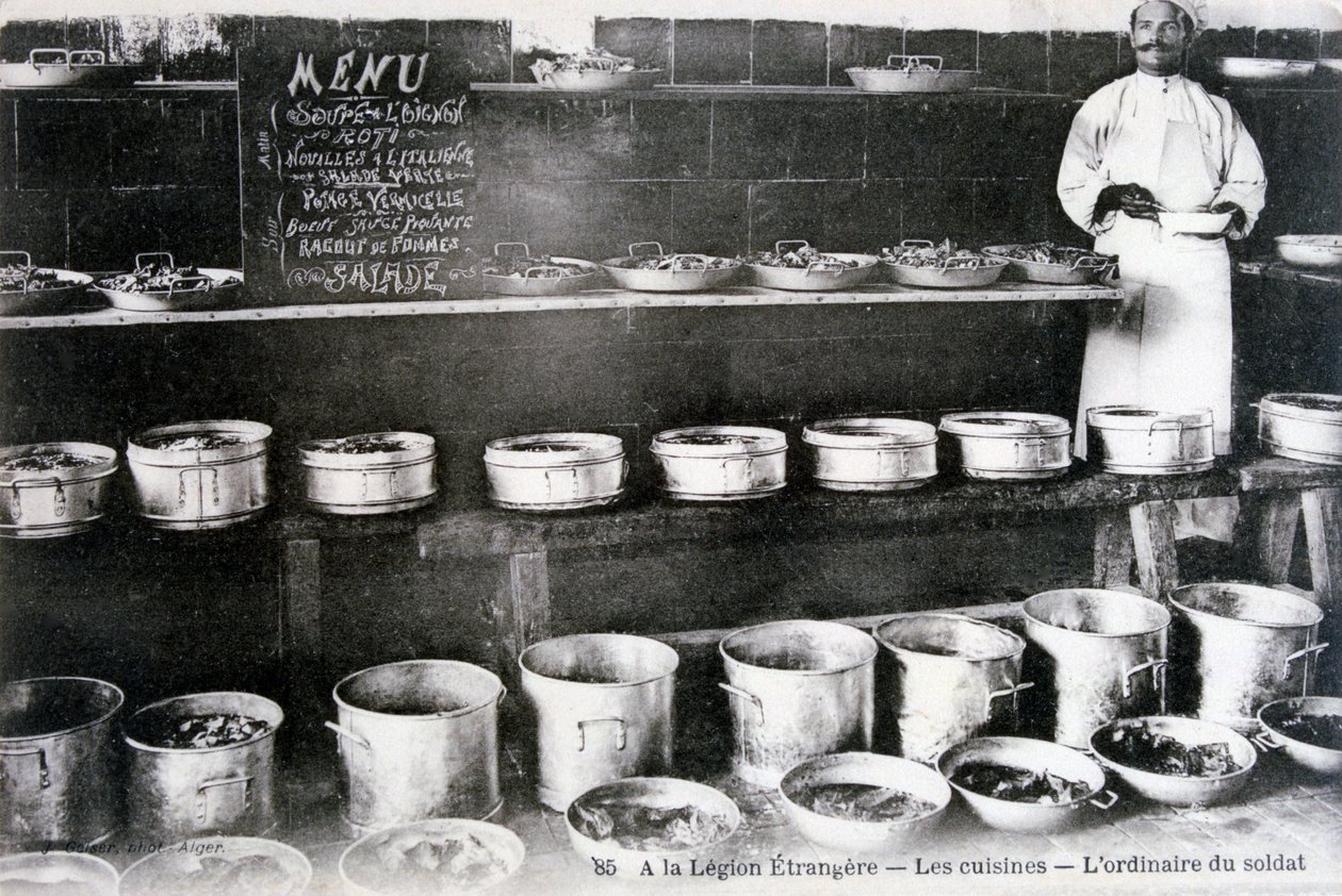 Francuska Legia Cudzoziemska, Sidi Bel Abbes, Algieria, 1910. autorstwa J. Geiser