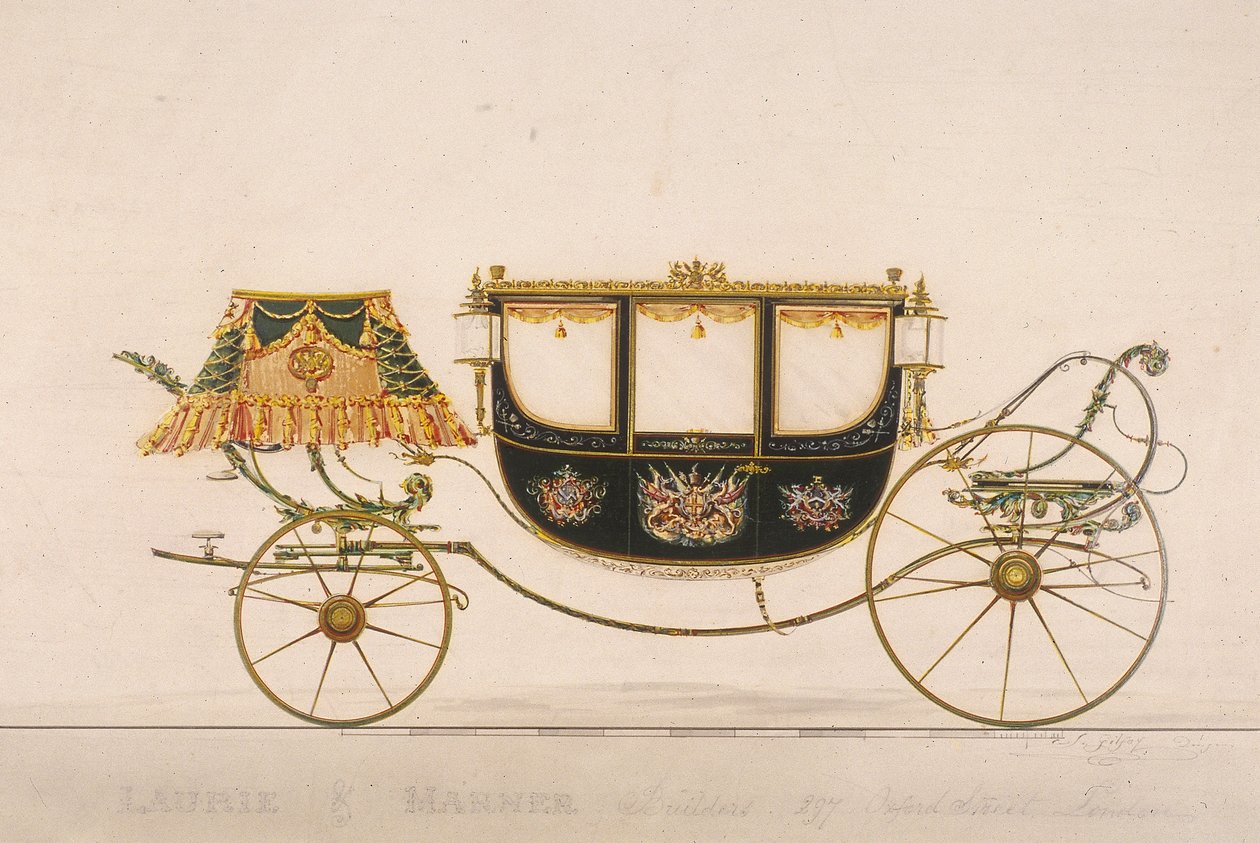 Powóz obywatelski burmistrza Williama Huntera, 1851 autorstwa J Gilfoy
