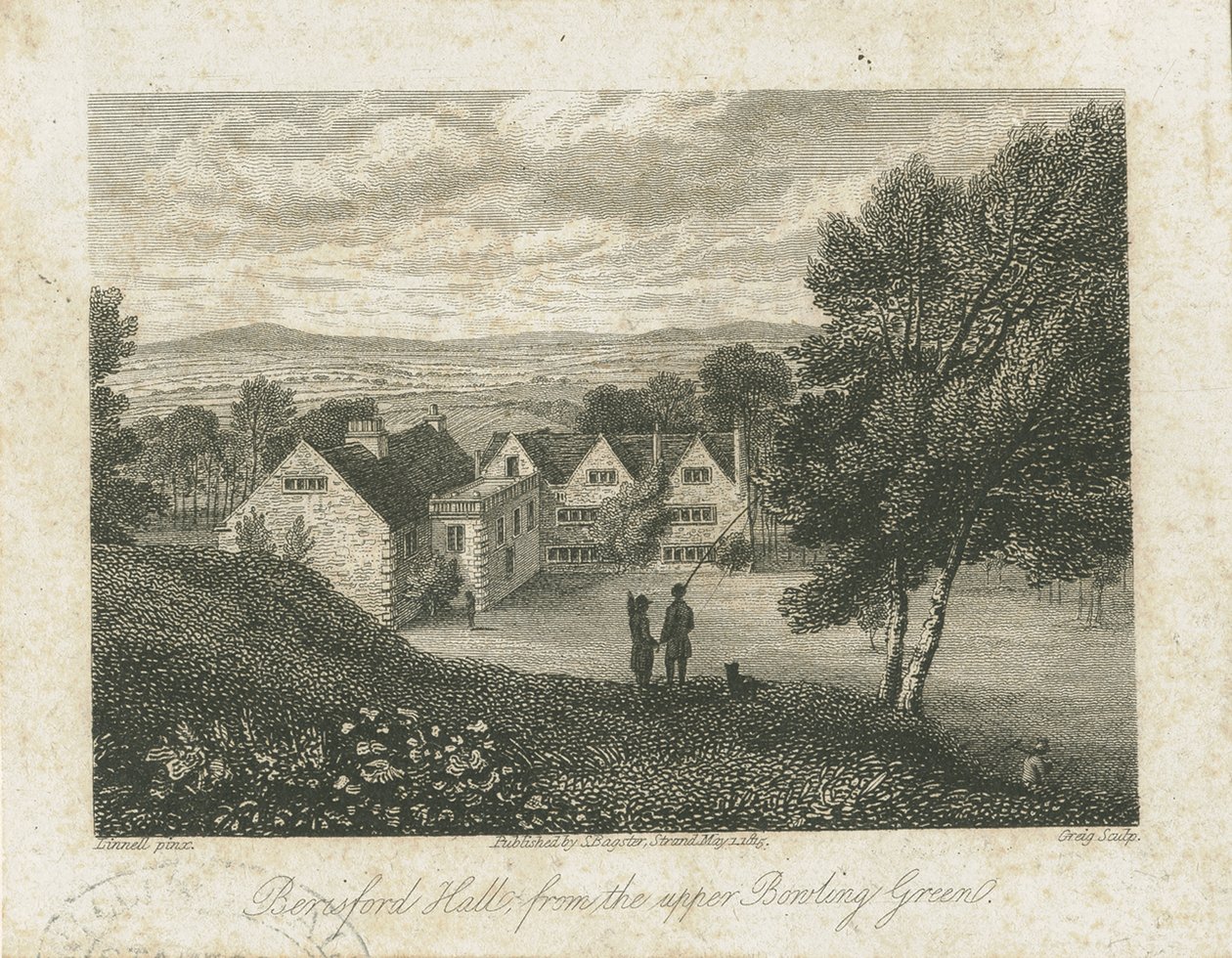 Dovedale - Beresford Hall: staloryt, bd [1815] (druk) autorstwa J. Greig