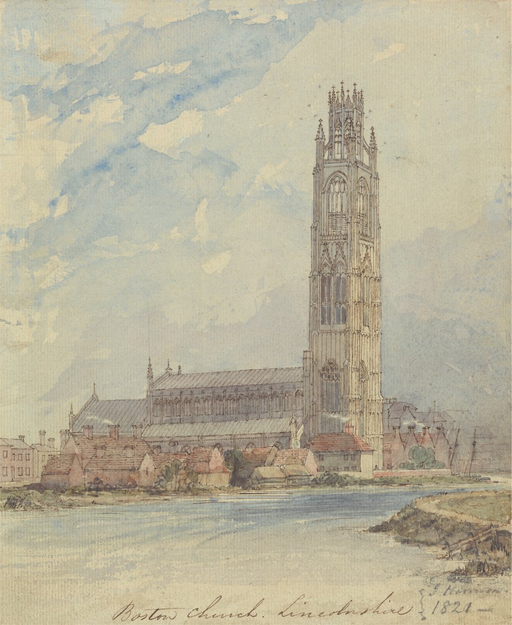 Kościół bostoński, Lincolnshire autorstwa J. Harrison