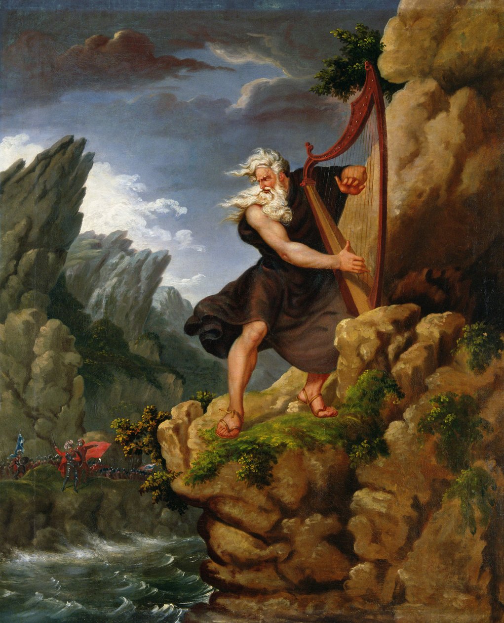 Bard, według oryginału Philipa Jamesa de Loutherbourga (1740-1812) autorstwa J. Harrison