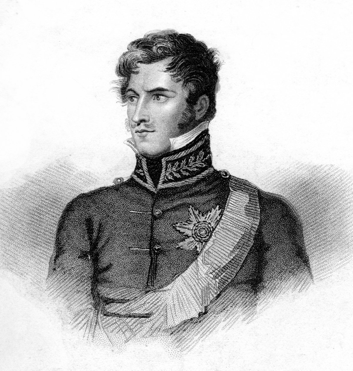 Książę Leopold Saxe-Coburg-Saalfeld, XIX wiek. autorstwa J. Hopwood