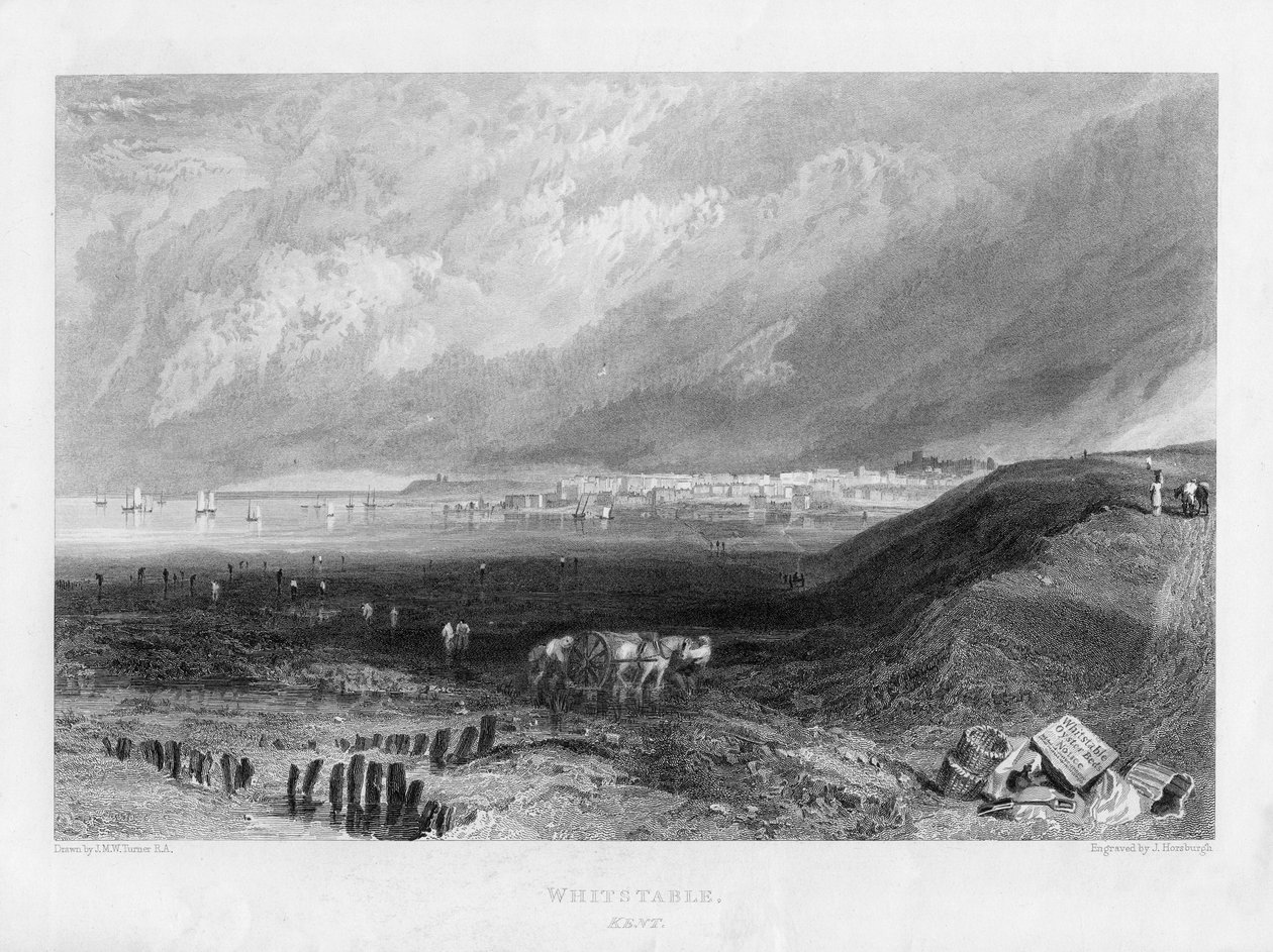 Whitstable, Kent, XIX w. autorstwa J. Horsburgh