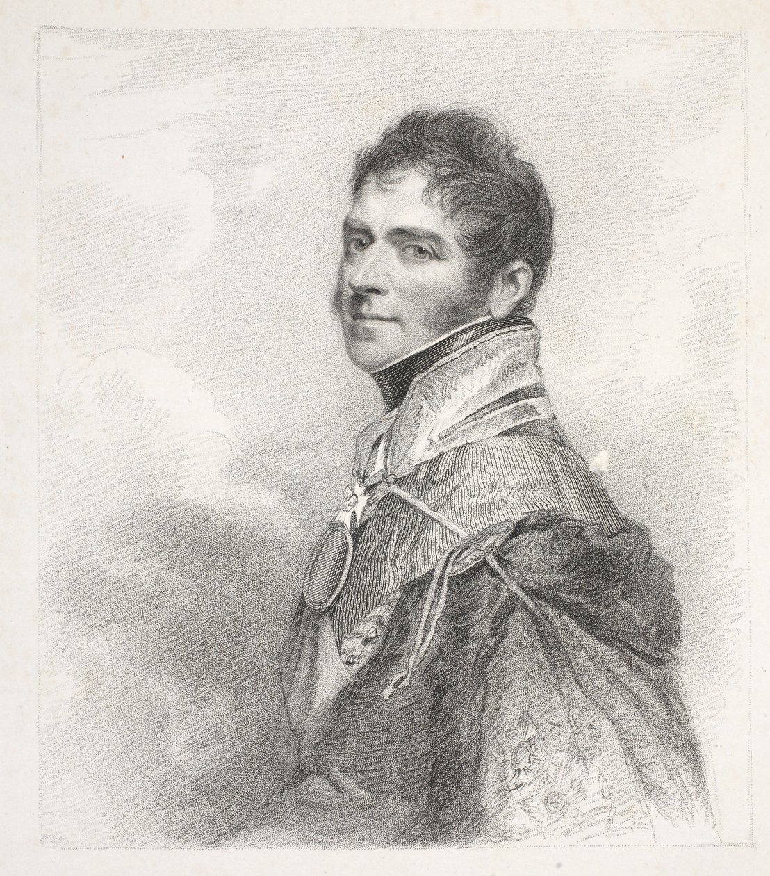 Najszlachetniejszy Henry William Paget, markiz Anglesey z oryginalnego obrazu Sir Williama Beechey