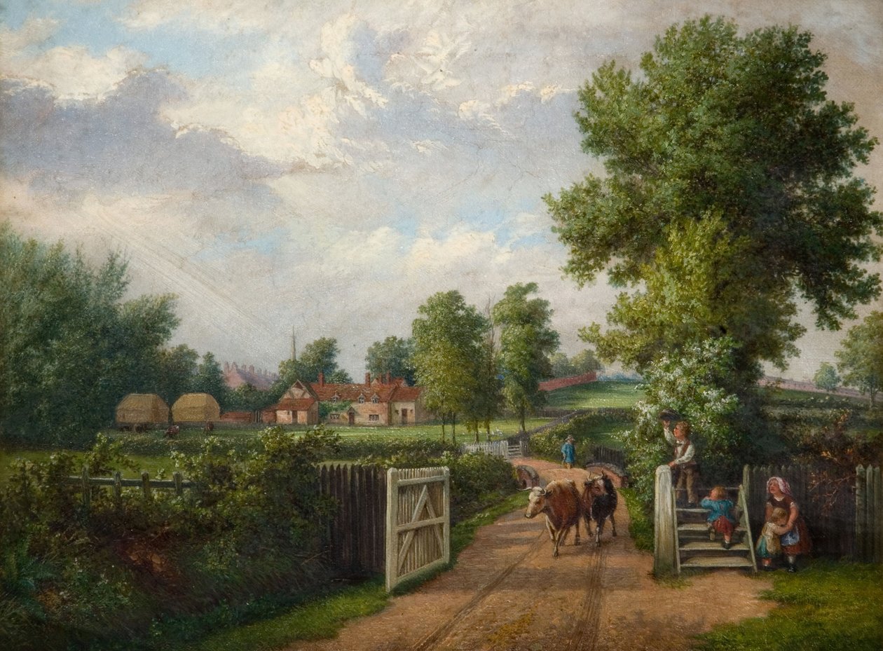 Farma Hinda Sparkhill, Birmingham, 1870. autorstwa J. Jolly