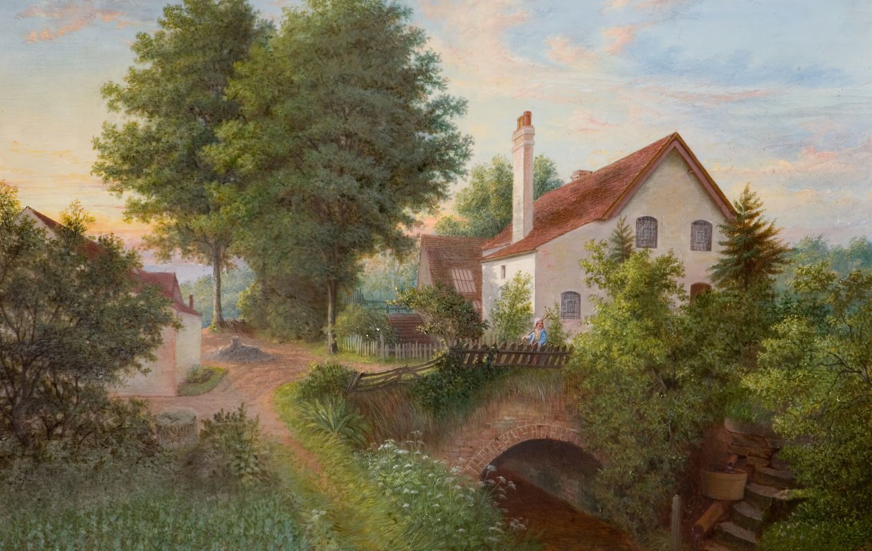Przędzarka, Bournbrook, 1875. autorstwa J. Jolly