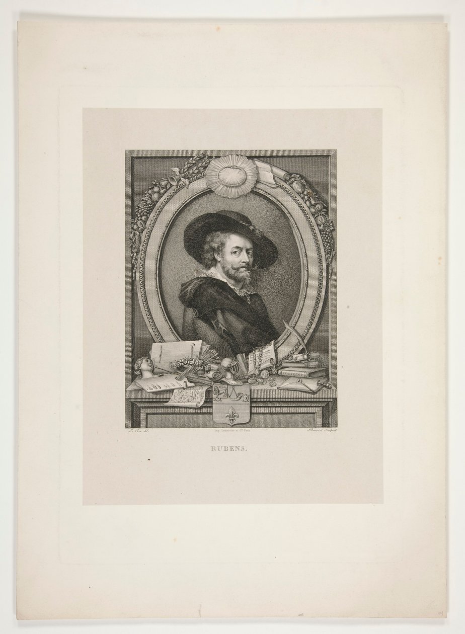 Portret Petera Paula Rubensa autorstwa J. L. Benoist