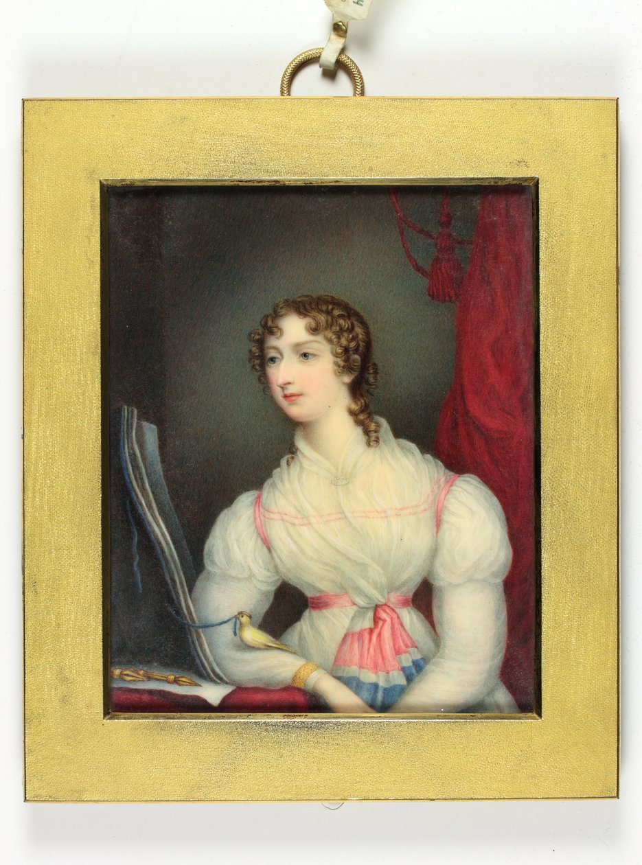 Charlotte Elizabeth Bentinck Hawkins-Whitshed (emalia) autorstwa J. Leschallas