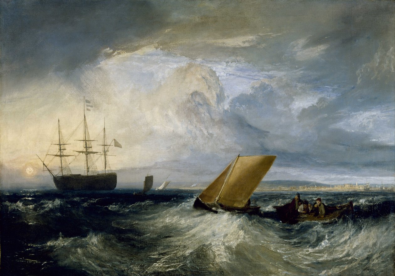 Przejrzystość widziana z Nore autorstwa Joseph Mallord William Turner