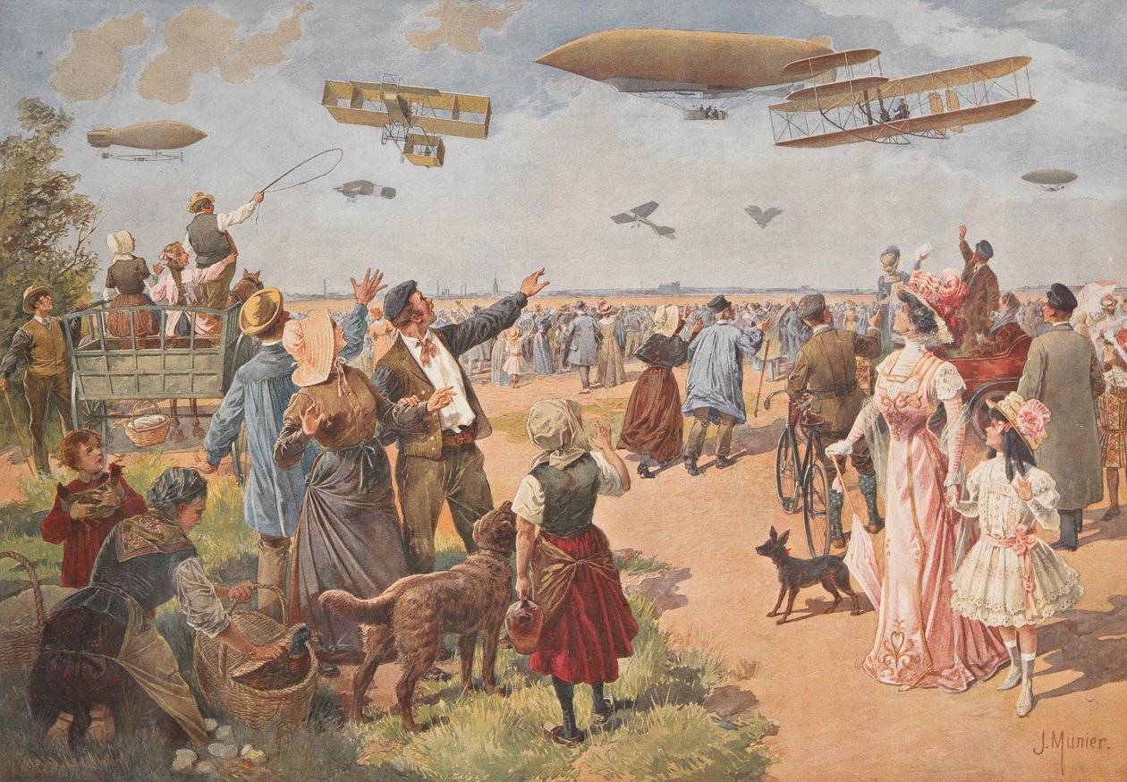Wystawa lotnicza, ok. 1908. autorstwa J. Munier