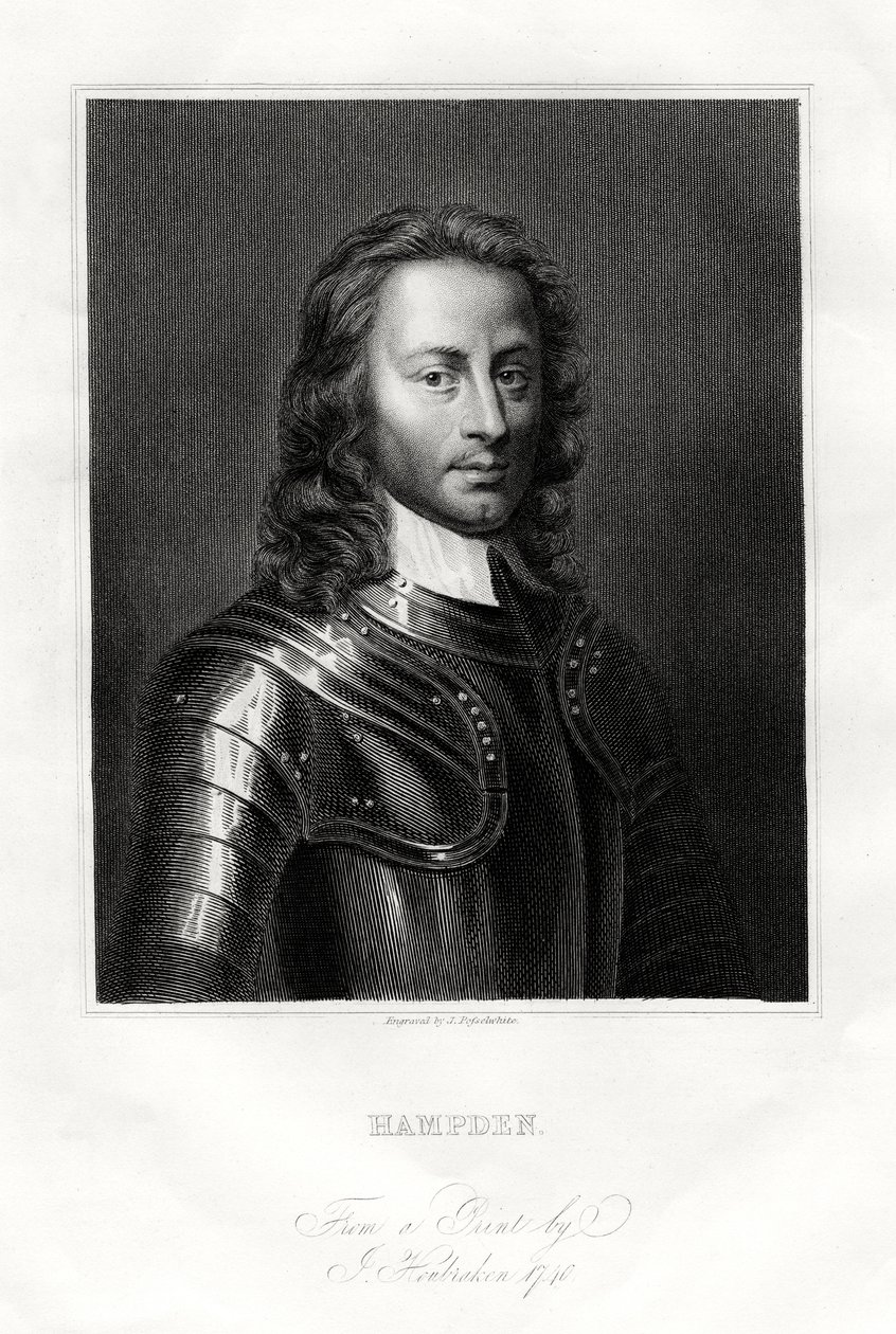 John Hampden Esquire, XIX wiek autorstwa J. Posselwhite