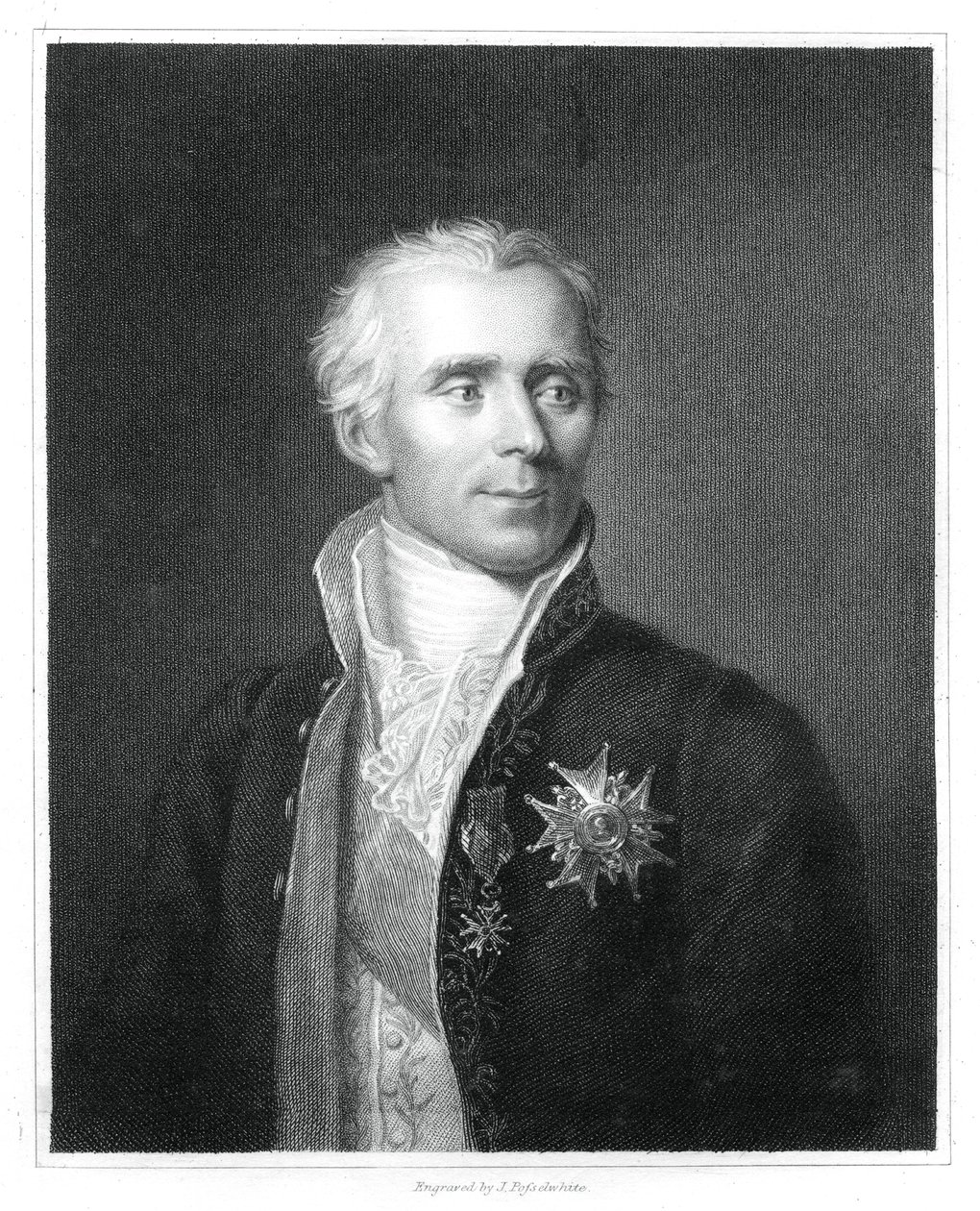 Pierre Simon Laplace, francuski matematyk i astronom, 1833. autorstwa J. Posselwhite