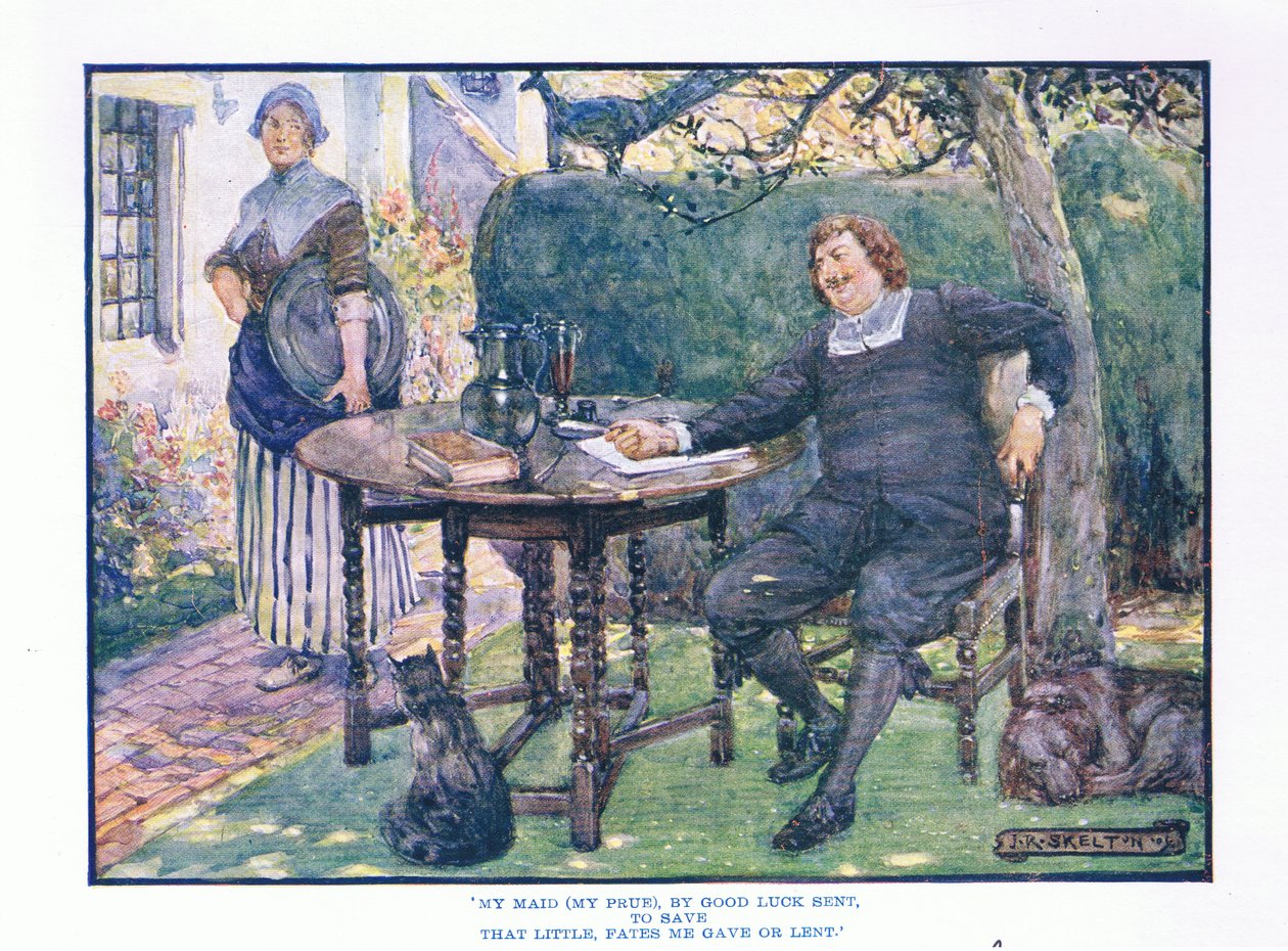 Moja pokojówka (My Prue), na szczęście wysłana, z wydawnictwa Literatura angielska wydana przez TC i EC Jack, c.1920 autorstwa J. R. Skelton