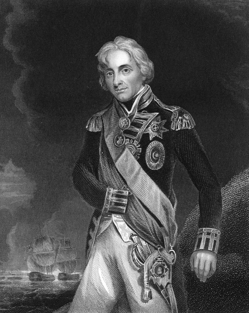 Horatio Nelson, 1. wicehrabia Nelson, angielski dowódca marynarki wojennej, c1798-c1805 c1857 autorstwa J. Rogers