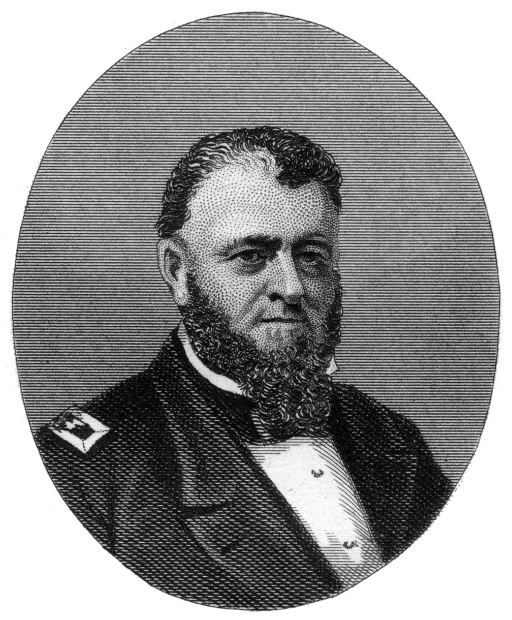 Louis Malesherbes Goldsborough, admirał Marynarki Wojennej Stanów Zjednoczonych, 1862-1867. autorstwa J. Rogers