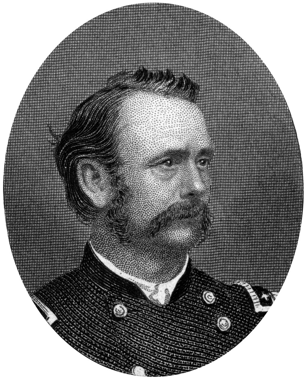 Lovell Harrison Rousseau, generał dywizji Unii, 1862-1867. autorstwa J. Rogers