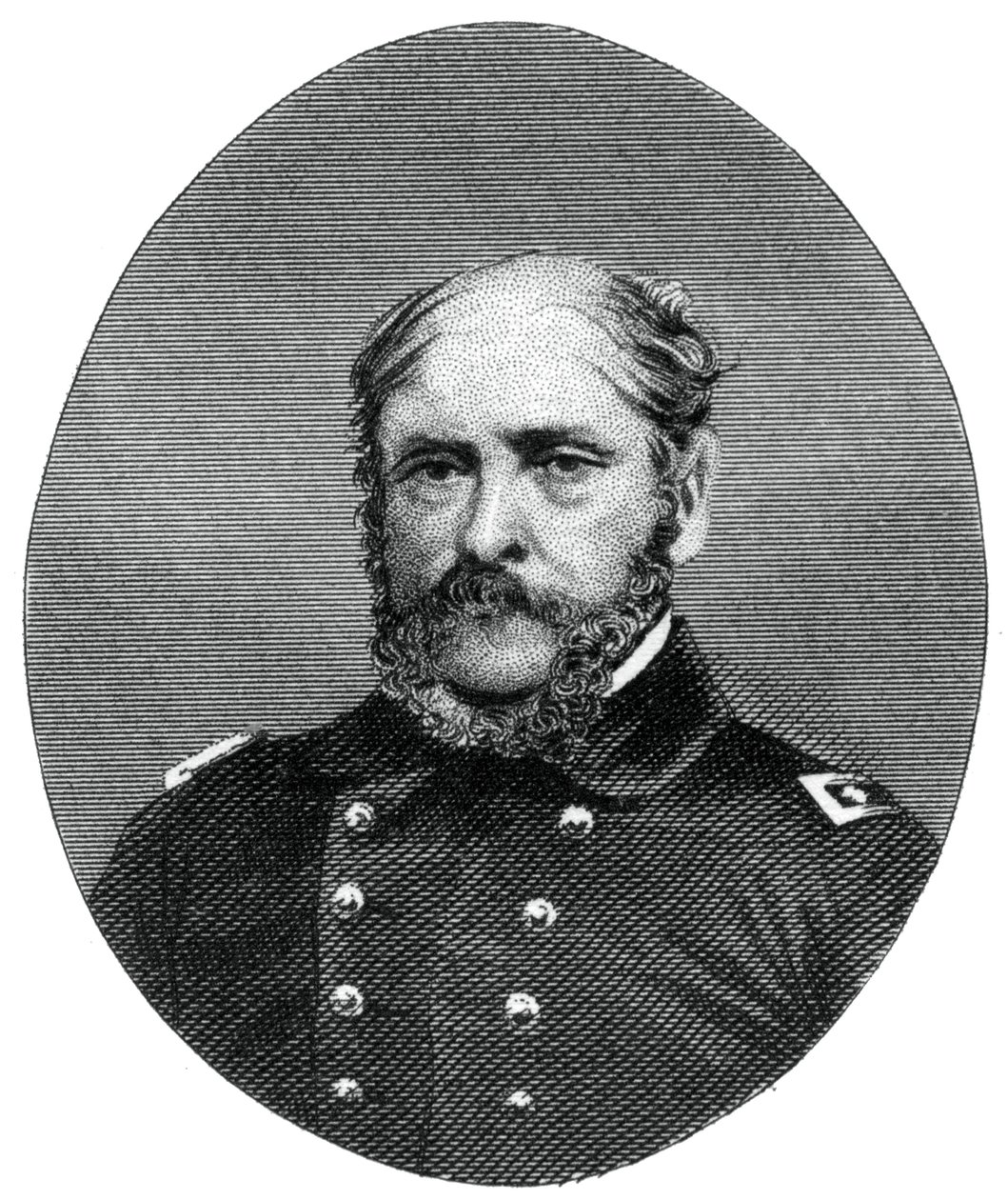 Kontradmirał John Ancrum Winslow, marynarka wojenna Stanów Zjednoczonych, 1862-1867. autorstwa J. Rogers