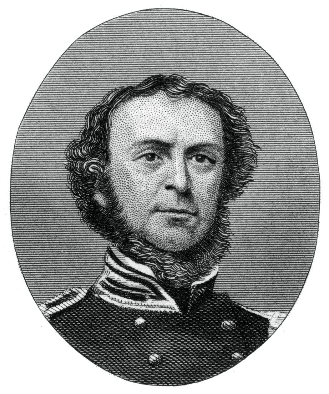 Samuel Francis Du Pont, admirał Marynarki Wojennej Stanów Zjednoczonych, 1862-1867. autorstwa J. Rogers