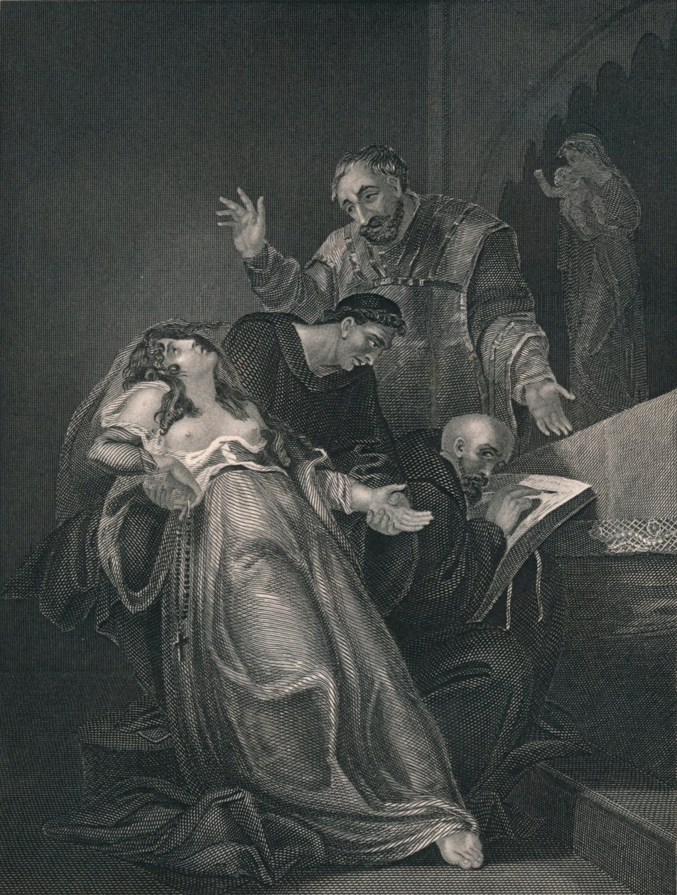 Oszustwo Świętej Dziewicy Kentu, XVI wiek, 1796, połowa XIX wieku. autorstwa J. Rogers