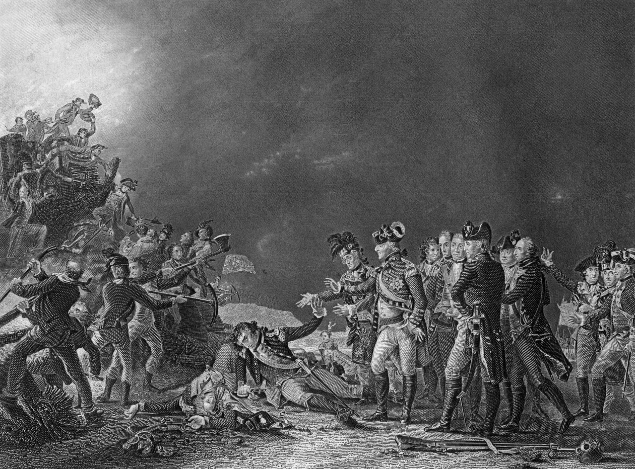 Wyprawa dokonana przez Garnizon Gibraltaru, 27 listopada 1781 c1857. autorstwa J. Rogers