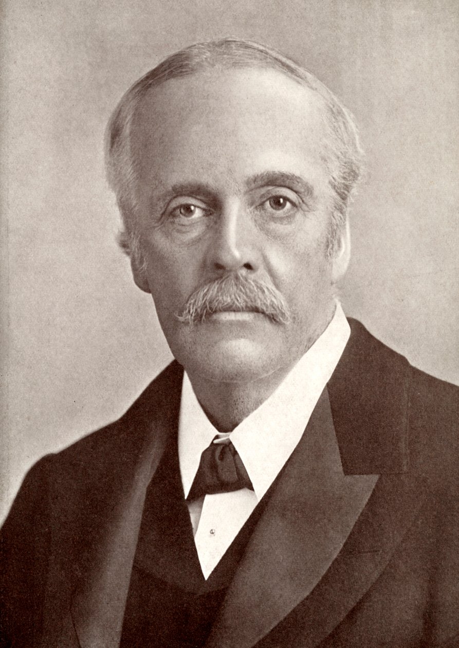 Arthur James Balfour, 1. hrabia Balfour, brytyjski mąż stanu i premier, 1912. autorstwa J Russell and Sons