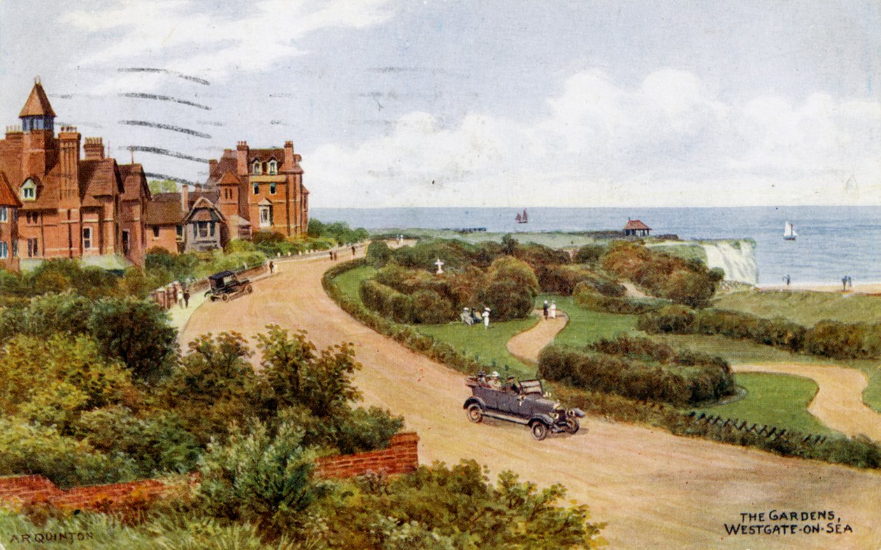 Ogrody, Westgate on Sea, Kent, ok. 1930. autorstwa J Salmon