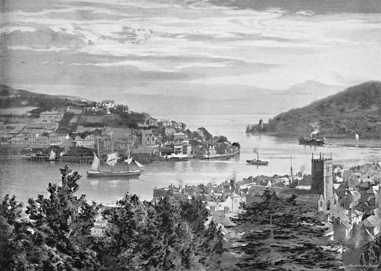 Dartmouth, c1896 autorstwa J. Smale and Son