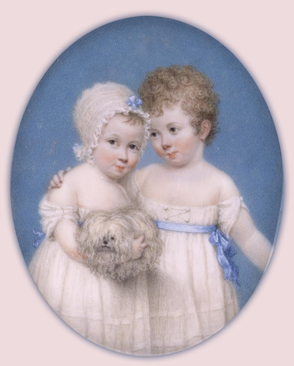 Elizabeth Mary i Augustus William Hillary autorstwa J. T. Mitchell