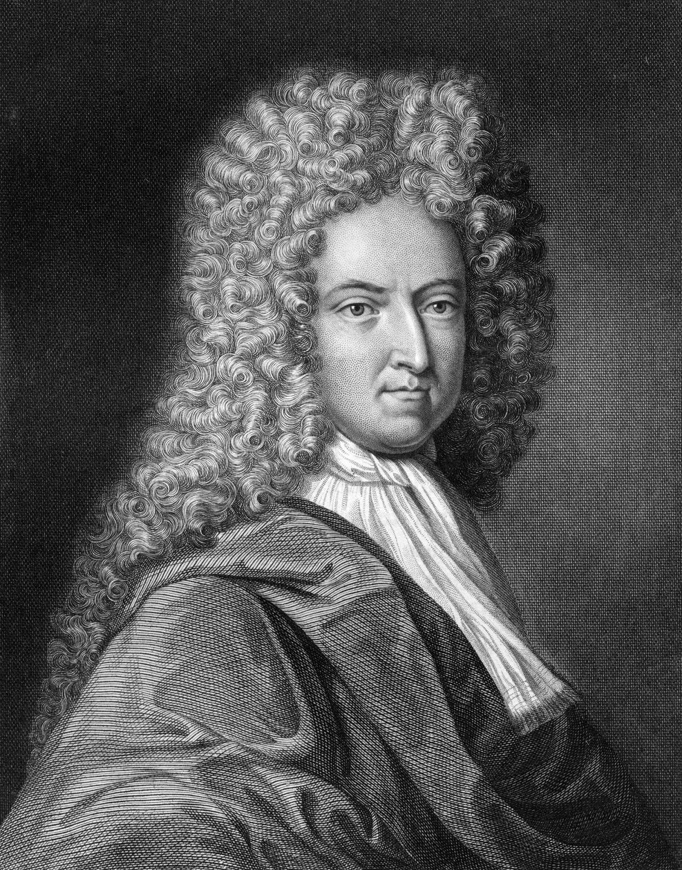 Daniel Defoe, angielski pisarz i dziennikarz, 1836. autorstwa J. Thomson