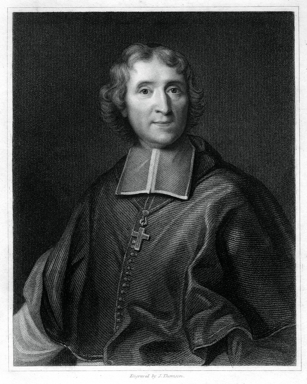 Francois Fenelon, francuski teolog rzymskokatolicki, poeta i pisarz, 1833. autorstwa J. Thomson