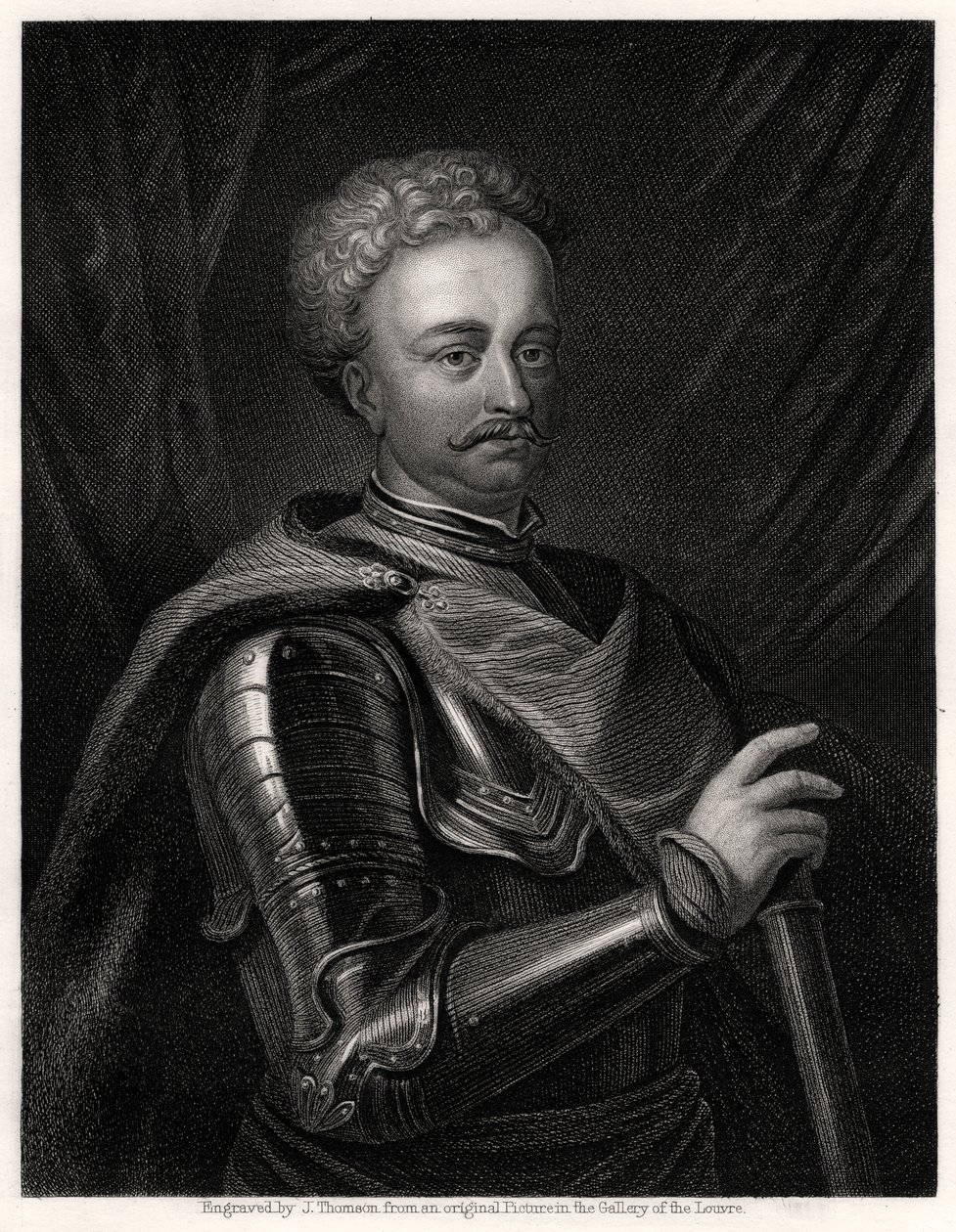 Jan III Sobieski, król Rzeczypospolitej Obojga Narodów, XIX w. autorstwa J. Thomson