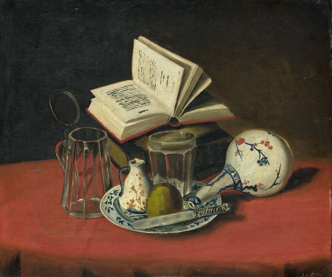 Martwa natura autorstwa J. de Clercq (schilder)