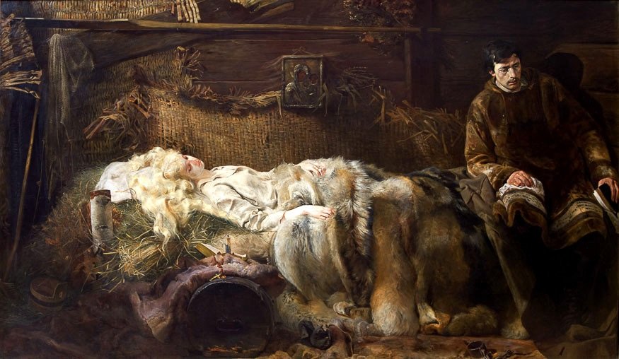Śmierć Ellenai.nPolski: Smierc Ellenai.n autorstwa Jacek Malczewski