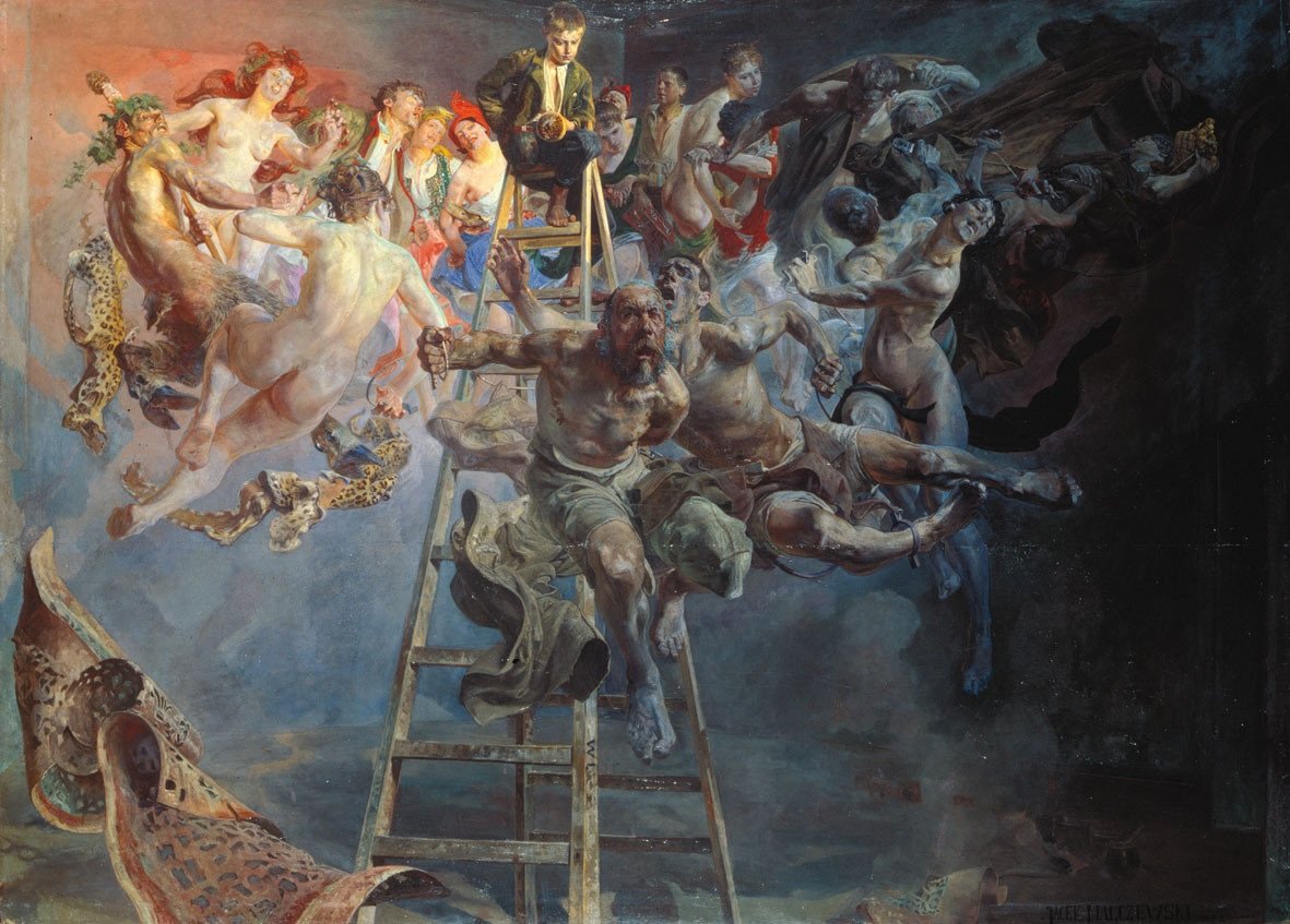 Błędne koło. autorstwa Jacek Malczewski